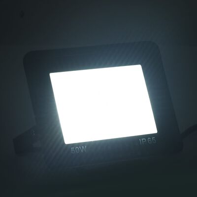 vidaXL LED прожектори, 2 бр, 50 W, студено бяло