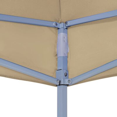 vidaXL Покривало за парти шатра, 4x3 м, бежово, 270 г/м²