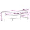 vidaXL ТВ шкаф Черния дъб 150 x 30 x 44,5 см Инженерно дърво