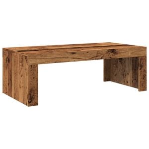 vidaXL Маса за кафе, старо дърво, 102x50x35 см, инженерно дърво