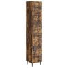vidaXL Комплект шкафове 2 pcs Опушен дъб 33 x 34,5 x 89,5 см