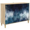 vidaXL Служебен шкаф RAALTE Сонома 102 x 33 x 75 см