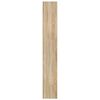 vidaXL Библиотека/разделител за стая, дъб сонома, 40x30x198 см