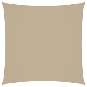 vidaXL Платно-сенник, Оксфорд текстил, квадратно, 2,5x2,5 м, бежово