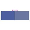 vidaXL Прибираща се дворна странична тента, 200x600 см, синя