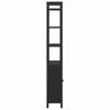 vidaXL Шкаф за книги Черния дъб 60 x 24 x 161 см Инженерно дърво