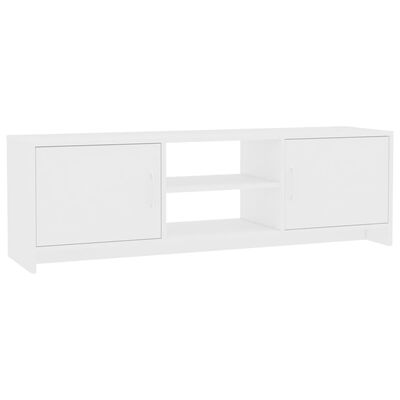 vidaXL ТВ шкаф, бяло, 120x30x37,5 см, ПДЧ