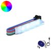vidaXL LED лента 12 бр. Черна и Многоцветна Мед и пластмаса