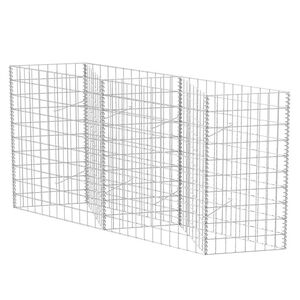 vidaXL Габионна кошница, поцинкована стомана, 120x30x100 см