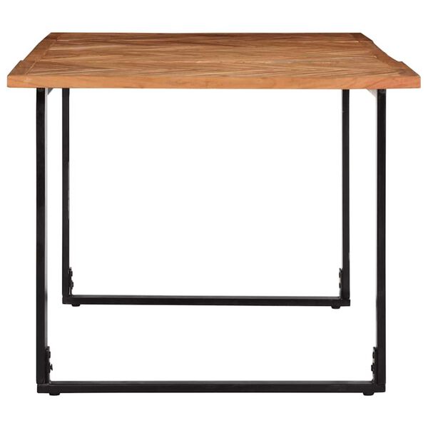 vidaXL Трапезна маса, 180x90x75 см, акация масив