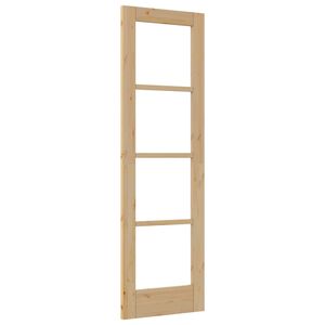 vidaXL Вътрешна врата ORKDAL Кафяво 61 x 198,5 см