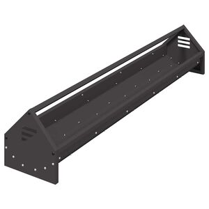 vidaXL Хранилка за пилета Черно 108 x 20,5 x 20 см 5 kg