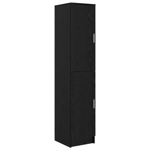 vidaXL Висок шкаф Черния дъб 35 x 39 x 168 см