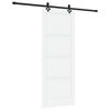 vidaXL Преплъзваща се врата ORKDAL 83 x 211 cm Инженерна дървесина