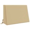 vidaXL Възглавница за гръб SOEST 100% полиестер Бежово 60 x 20 x 40 cm
