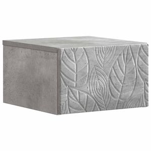 vidaXL Спален шкаф с монтаж на стена Бетонно сиво 49 x 34,5 x 20 см