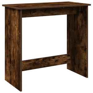vidaXL Бюро, опушен дъб, 80x40x75 см, инженерно дърво