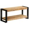 vidaXL ТВ шкаф, 90x30x40 см, мангово дърво масив