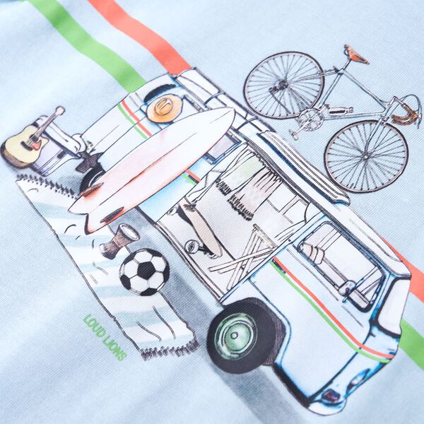 Детска тениска, светлосиня, 92