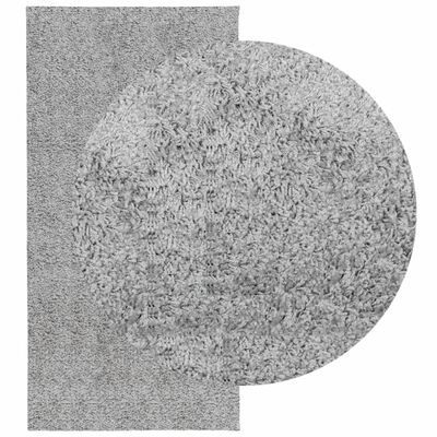 vidaXL Шаги килим с дълъг косъм "PAMPLONA" модерен сив 100x200 см