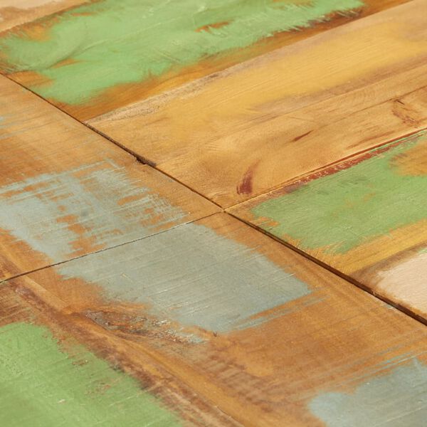 vidaXL Трапезна маса, кръгла, 175x75 cм, регенерирано дърво масив