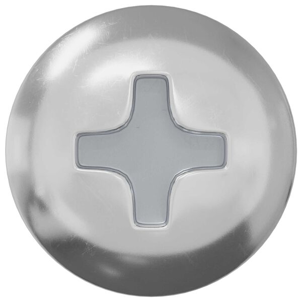 vidaXL Дървени винтове 2 pcs Сребрист M4 x 25 мм Стомана