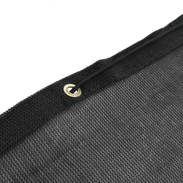 vidaXL Мрежа за ремарке, HDPE, 3x7 м, черна