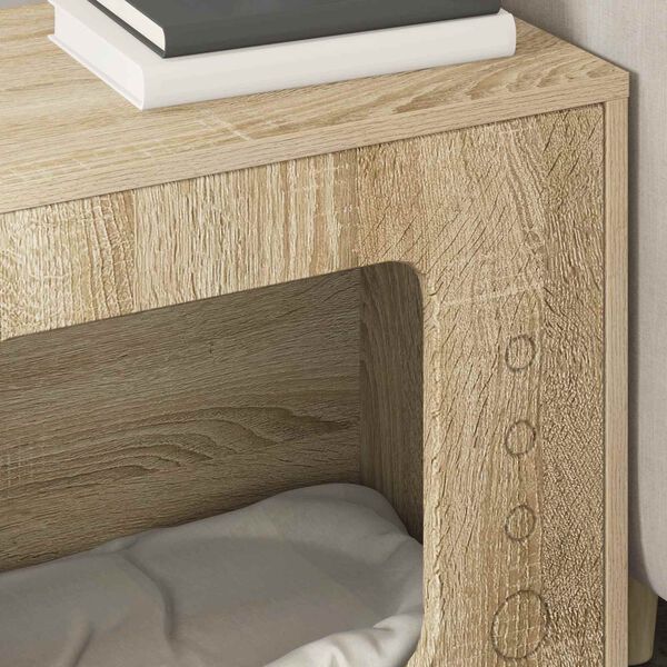 vidaXL Къща за котки Сонома 51 x 30 x 42 см Инженерно дърво