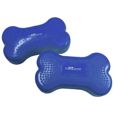 FitPAWS Платформи за баланс куче Mini K9FITbone 29x16,5x6 см 2 бр сини