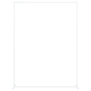 vidaXL Сватбена арка Бяло 150 x 49,5 x 200 см Стомана