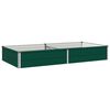 vidaXL Вдигната леха за градина Зелено 160 x 80 x 24 см