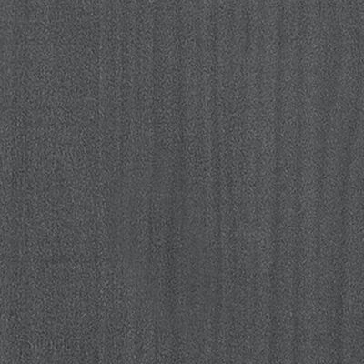 vidaXL Градински сандък, сив, 150x50x70 см, бор масив