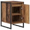 vidaXL Нощно шкафче Старо дърво 39,5 x 30 x 50 см Инженерно дърво