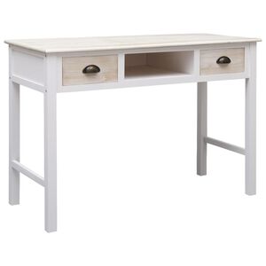 vidaXL Конзолна маса, 110x45x76 см, дърво
