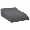 vidaXL Възглавничка за крака 68 x 40 x 18 см PU пяна Сиво