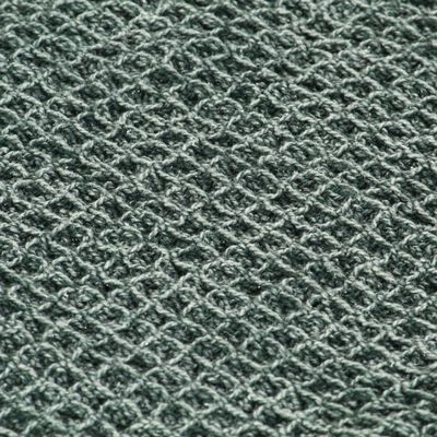 vidaXL Декоративно одеяло, памук, 125x150 см, тъмнозелено