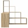 vidaXL Ъглово бюро Сонома дъб 101,5 x 149,5 x 149,5 см Инженерно дърво