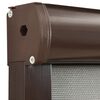 vidaXL Ролетен комарник за прозорци, кафяв, 150x170 см