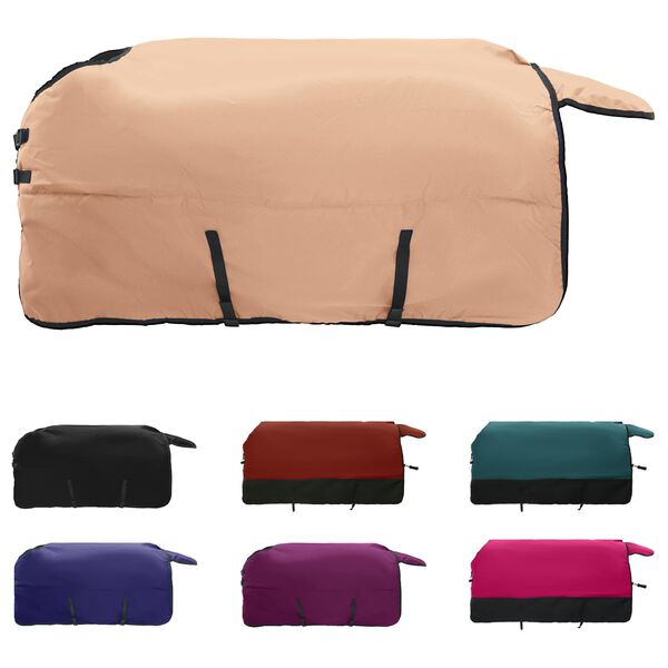 vidaXL Конско одеяло Капучино 95 cm Полиестер