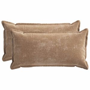 vidaXL Калъфка за възглавница 2 pcs HOUTEN Кафяво 40 x 80 cm