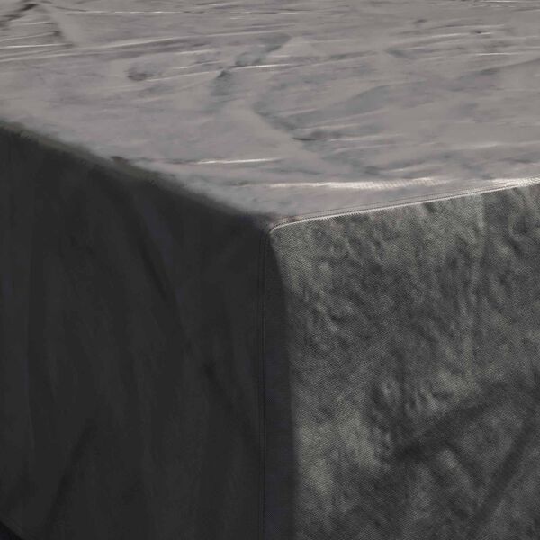 vidaXL Покривало за мебели Едноцветен Черно 260 x 260 x 70 см 210D