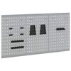 vidaXL Панел за инструменти 3 бр. Сив 150 x 1 x 80 см