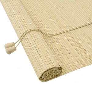 vidaXL Ролетна щора Натурално 40 x 220 cm Бамбук