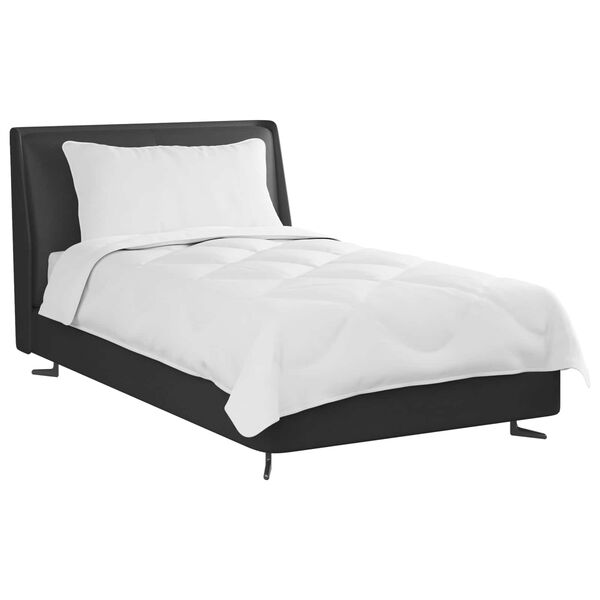 vidaXL Завивка с възглавница 2 pcs Бяло Микрофибър