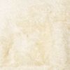vidaXL Шаги килим с дълъг косъм, NAVARRA, кремав, 120x120см, полиестер
