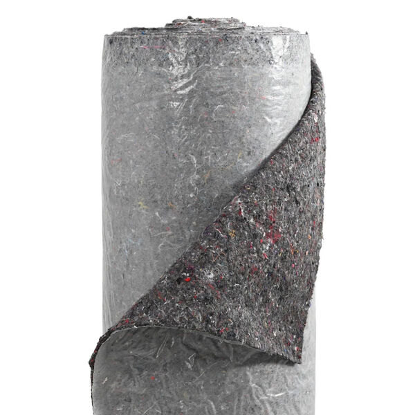 vidaXL Флийс за басейн Сив 1 x 10 m Полиестер и памук