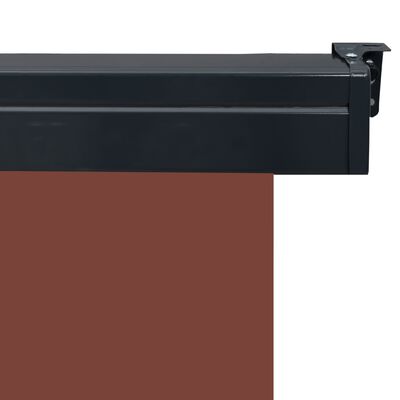 vidaXL Вертикална тента за балкон, 105x250 см, кафява