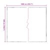 vidaXL Платно с детайли Прозрачен 5 x 10 m Полиетилен