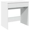 vidaXL Тоалетка с огледало, бяла, 73x46,5x120 см