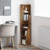 vidaXL Ъглов шкаф Старо дърво 27,5x27x140см Инженерно дърво